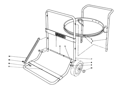 Part Location Diagram of 36-3290 Toro Base