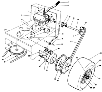 Axle Assembly Diagram and Parts List for 30112 9000001 - 9999999 Toro Lawn Tractor Accessories