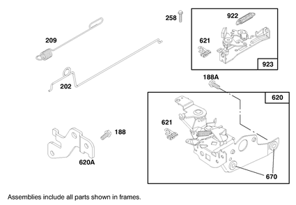 Engine Briggs & Stratton Model 12h802-1758-A1 Diagram and Parts List for 20478 7900001 - 7999999 Toro Lawn Mower