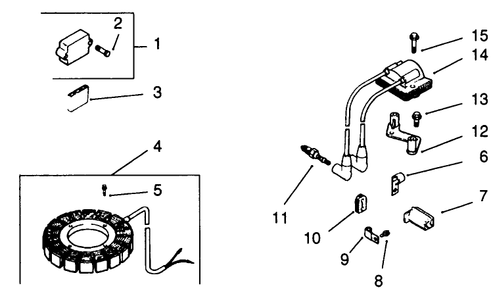 Ignition-Kohler Engine Model No. Mv18s-Type 58543 Diagram and Parts List for 30190 10000001 - 19999999 Toro Lawn Tractor Accessories