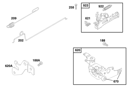 Engine Briggs & Stratton Model 12f802-1767-E1 Diagram and Parts List for 20913 890000001 - 899999999 Toro Lawn Mower
