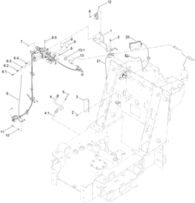 Electrical Assembly Diagram and Parts List for 22321G 405700000 - 410399999 Toro Lawn Tractor Accessories