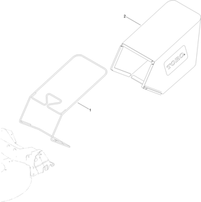Bag Assembly Diagram and Parts List for 20367 400000000 - 407009442 Toro Lawn Mower
