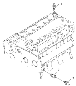 Oil Switch And Thermoswitch Assembly Diagram and Parts List for 22303TE 990001 - 999999 Toro Lawn Tractor Accessories