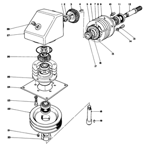 Lubricationequipment Diagram and Parts List for 74212 (991001-999999)(1999) Toro Lawn Mower