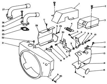 Part Location Diagram of 57-9216 Toro DISCONTINUED