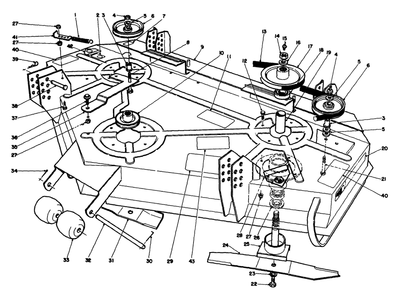 Part Location Diagram of 72-7640 Toro Decal-48
