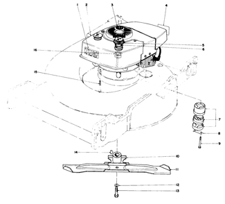 Engine Assembly Diagram and Parts List for 20407 7000001 - 7999999 Toro Lawn Mower