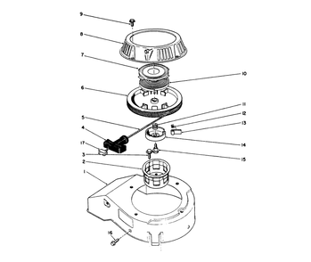 Recoil Assembly (Engine Model No. 47pk9-2) Diagram and Parts List for 26682 0000001 - 0999999 Toro Lawn Mower
