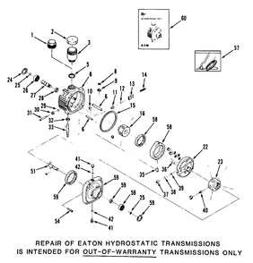 Section 4-Transmission Drive Diagram and Parts List for Z1-24OE01  Toro Lawn Tractor