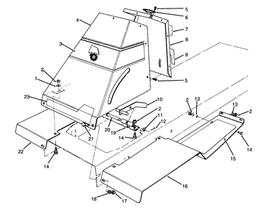Part Location Diagram of 47-2060 Toro DISCONTINUED