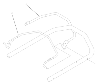 Handle Assembly Diagram and Parts List for 20823 8900001 - 8999999 Toro Lawn Mower