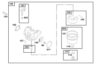 Engine Briggs & Stratton Model 12f802-1767-E1 Diagram and Parts List for 20809 8900001 - 8999999 Toro Lawn Mower