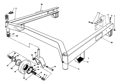Cutting Unit Model No. 30753 (Continued) Diagram and Parts List for 30718 1000001 - 1999999 Toro Lawn Tractor