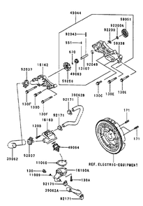 Cooling Equipment Assembly Diagram and Parts List for 74214 (230000001-230006000)(2003) Toro Lawn Mower