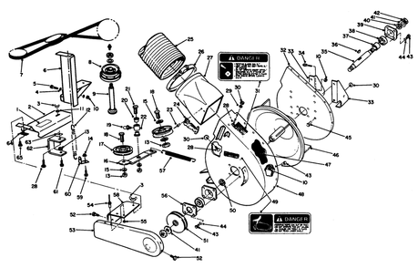 Part Location Diagram of 79-3520 Toro Deflector-Blower