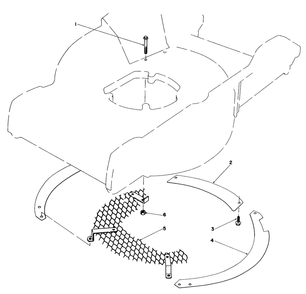 Leaf Shredder Kit No. 59101 (Optional) Diagram and Parts List for 20574 4000001 - 4999999 Toro Lawn Mower