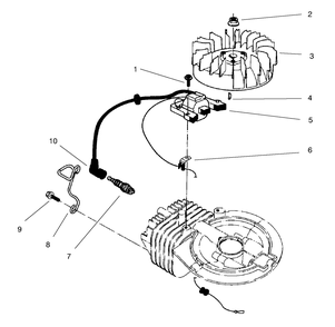 Ignition Assembly (Model No. 47pt7-3) Diagram and Parts List for 22026 8900001 - 8999999 Toro Lawn Mower