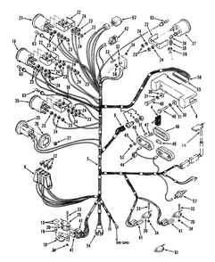 Electrical System Diagram and Parts List for 73501 39000001 - 39999999 Toro Lawn Tractor