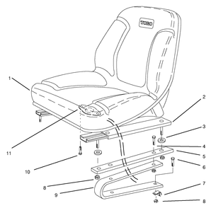Part Location Diagram of 92-6284 Toro DISCONTINUED