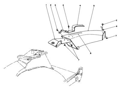 Side Discharge Chute Model No. 59108 (Optional) Diagram and Parts List for 20610 4000001 - 4999999 Toro Lawn Mower