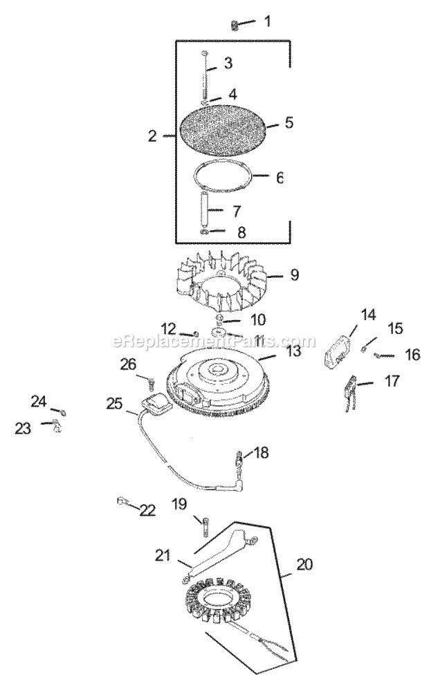 Ignition/Electrical Assembly Kohler Cv20s Pro Diagram and Parts List for 74177 230007001-230999999 Toro Lawn Mower
