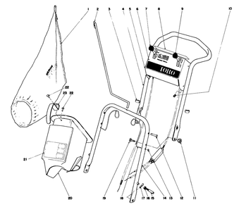 Part Location Diagram of 25-1040 Toro DISCONTINUED