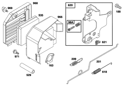 Engine Gts 150 Diagram and Parts List for 26632B 6900001 - 6999999 Toro Lawn Mower