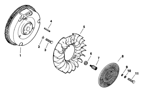 Flywheel Engine Kohler Model No. M18qs-24615 (Continued) Diagram and Parts List for 30718 0000001 - 0999999 Toro Lawn Tractor