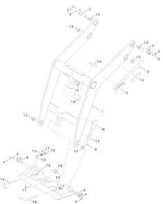 Part Location Diagram of 139-7708 Toro Decal-Warning, Bucket