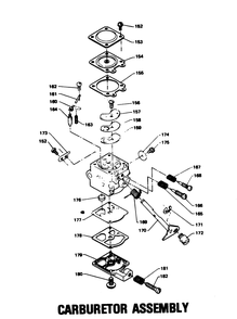 Carburetor Assembly Diagram and Parts List for 51625 9000001 - 9999999 Toro Trimmer