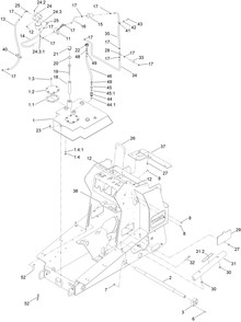 Part Location Diagram of 140-7698 Toro Foam-Heat Shield
