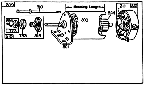 Electric Start Kit Part No. 66-6130 (Optional) (Continued) Diagram and Parts List for 30103 9000001 - 9999999 Toro Lawn Tractor Accessories