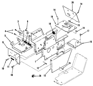 Sheet Metal And Covers Diagram and Parts List for 31-10K802 1000001 - 1999999 Toro Lawn Tractor