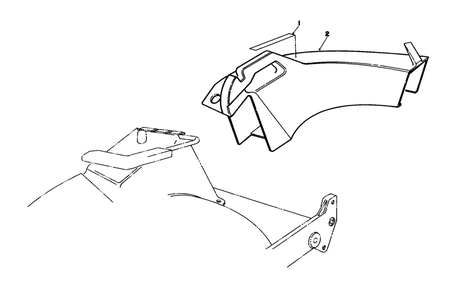 Side Discharge Chute Model No. 59168 (Optional) Diagram and Parts List for 20106 1000001 - 1999999 Toro Lawn Mower