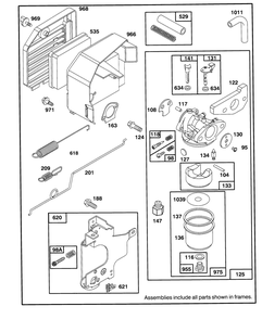 Engine Gts-150 Diagram and Parts List for 26631BC 5900001 - 5999999 Toro Lawn Mower