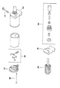 Starter System Engine Kohler Model No. Cv14s-1429 Diagram and Parts List for 30187 790001 - 795000 Toro Lawn Tractor Accessories