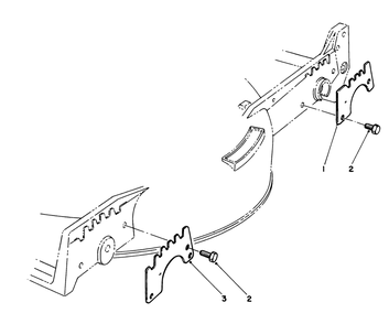 Wear Plate Kit No. 49-4080 (Optional) Diagram and Parts List for 20675 5000001 - 5999999 Toro Lawn Mower