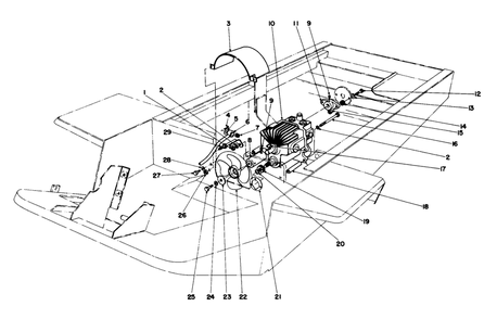 Transmission And Fan Assembly Diagram and Parts List for 30775 100001 - 199999 Toro Lawn Tractor