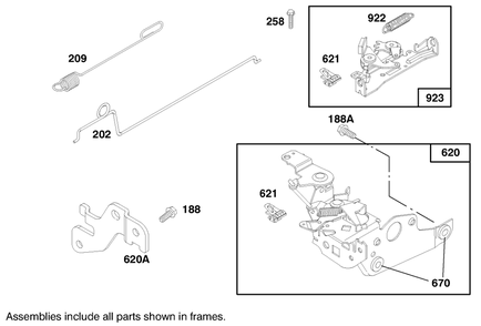 Engine Briggs & Stratton Model 12h802-1758-A1 Diagram and Parts List for 20457 7900001 - 7999999 Toro Lawn Mower
