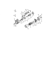 Starter Assembly Diagram and Parts List for 74264 260000001 AND UP Toro Lawn Mower