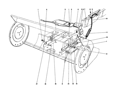 36" Snowthrower Attachment Model No. 59136 (Continued) Diagram and Parts List for 57375 0000001 - 0999999 Toro Lawn Tractor
