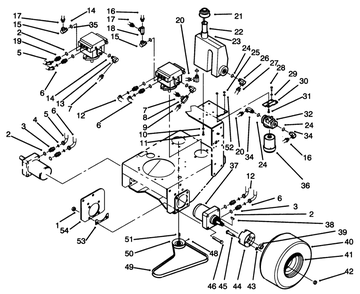 Wheel Assembly & Hydraulic Components Diagram and Parts List for 30185 39000001 - 39999999 Toro Lawn Tractor Accessories
