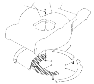 Leaf Shredder Kit No. 59101 (Optional) Diagram and Parts List for 20743C 5000001 - 5999999 Toro Lawn Mower