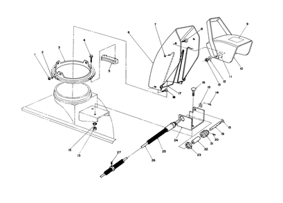 Chute Ring & Deflector Assembly Diagram and Parts List for 30761 800001 - 899999 Toro Snow Blower