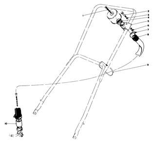 Remote Air Cleaner Kit No. 28-0580 (Optional) Diagram and Parts List for 23022 3000001 - 3999999 Toro Lawn Mower