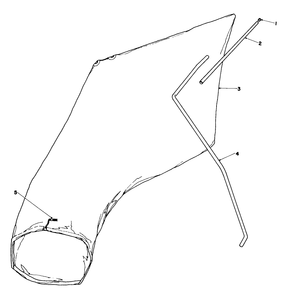 Giant Bagging Kit No. 29-9750 (Optional) Diagram and Parts List for 16299 4000001 - 4999999 Toro Lawn Mower