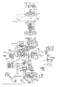 Engine Model 190702 (Recoil) Diagram and Parts List for 55051 0000001 - 0999999 Toro Lawn Tractor
