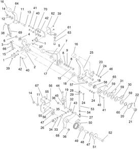 Control Assembly Diagram and Parts List for 25530T 323000000 - 999999999 Toro Lawn Tractor Accessories