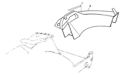 Side Discharge Chute Model No 59168 (Optional) Diagram and Parts List for 20563 1000001 - 1999999 Toro Lawn Mower